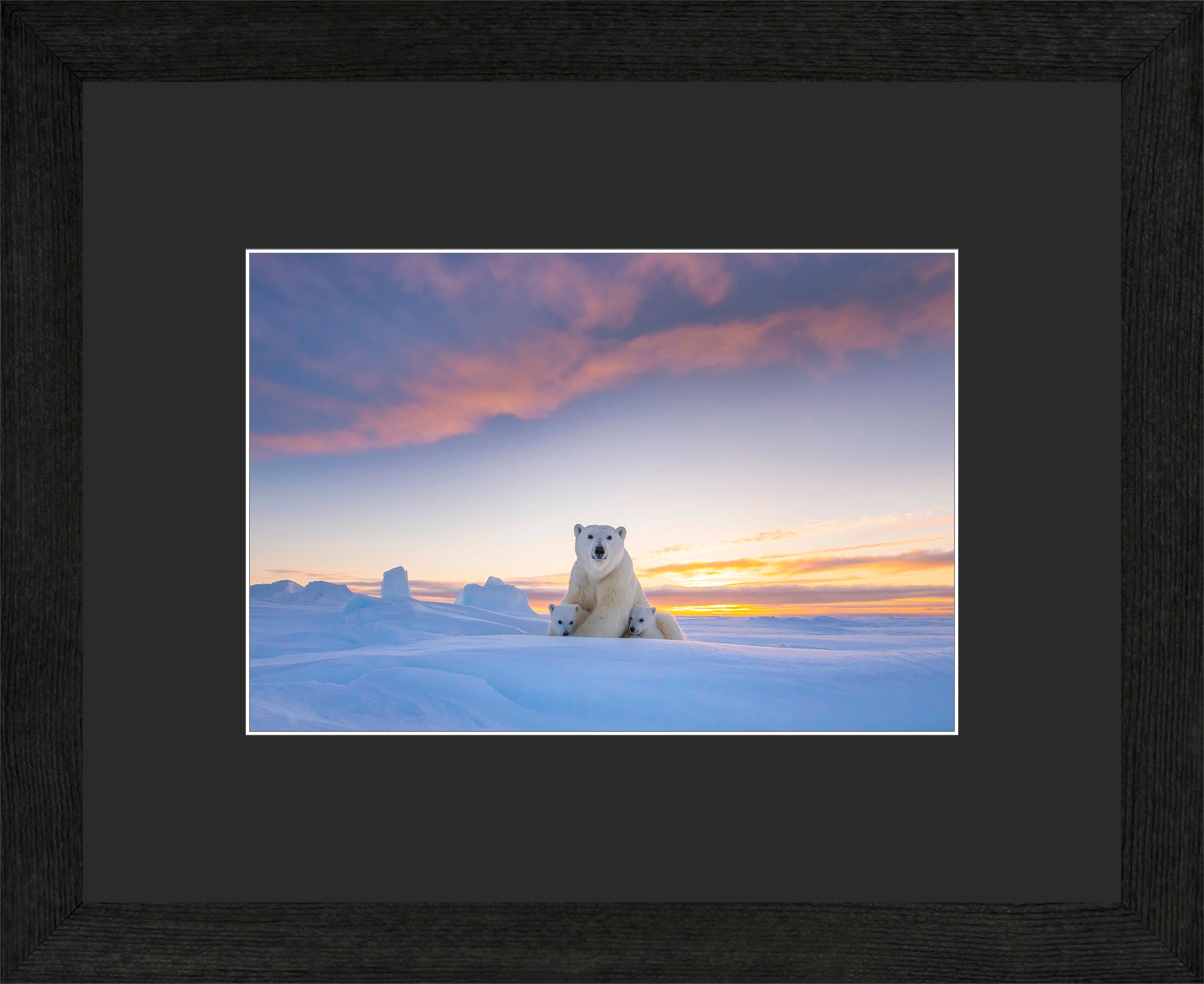 Canadian Wood Frame Black/Black Mat