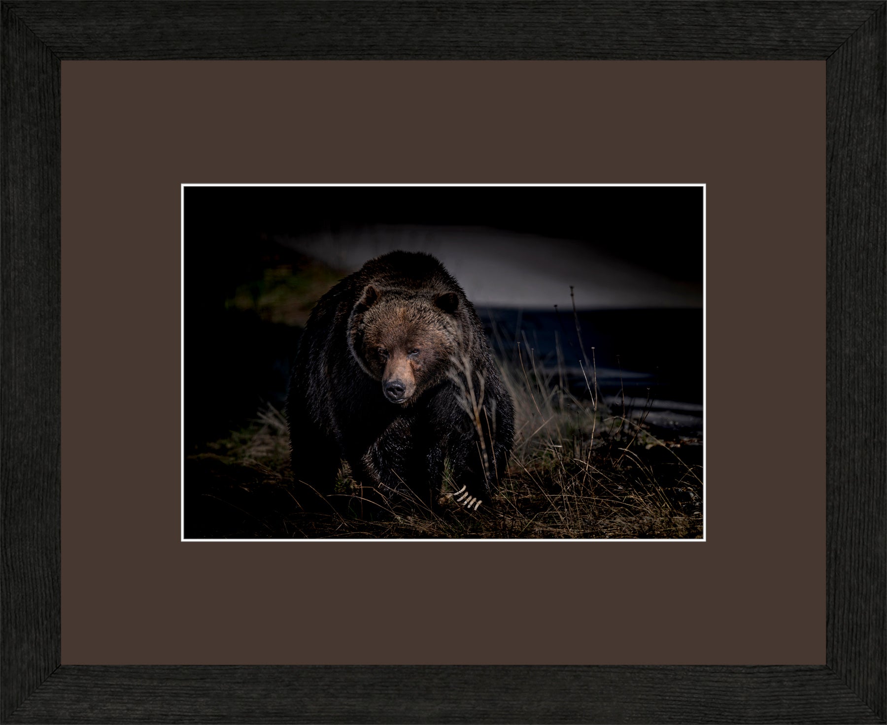 Canadian Wood Frame Black/Brown Mat