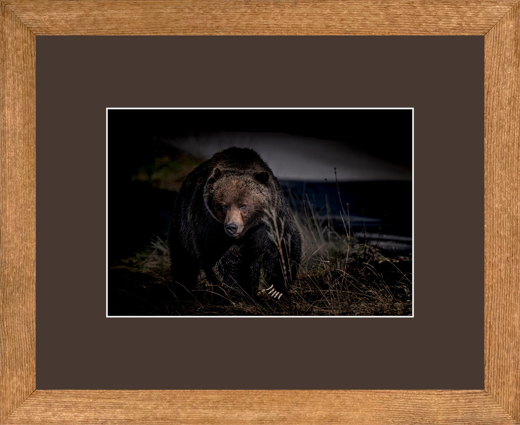 Canadian Wood Frame Brown/Brown Mat
