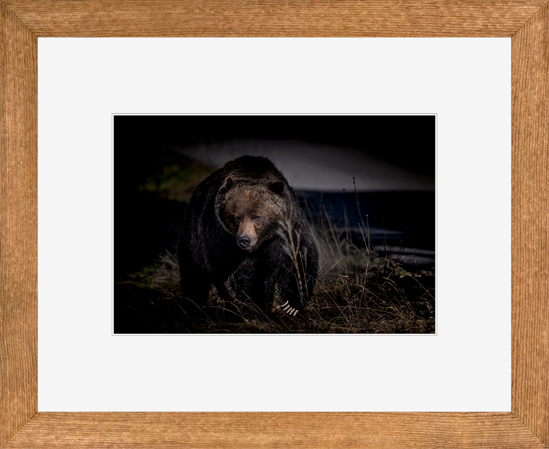 Canadian Wood Frame Brown/White Mat
