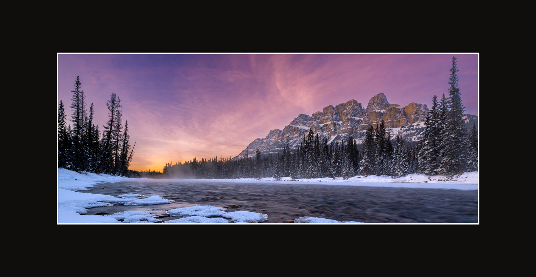 Matted Panoramic