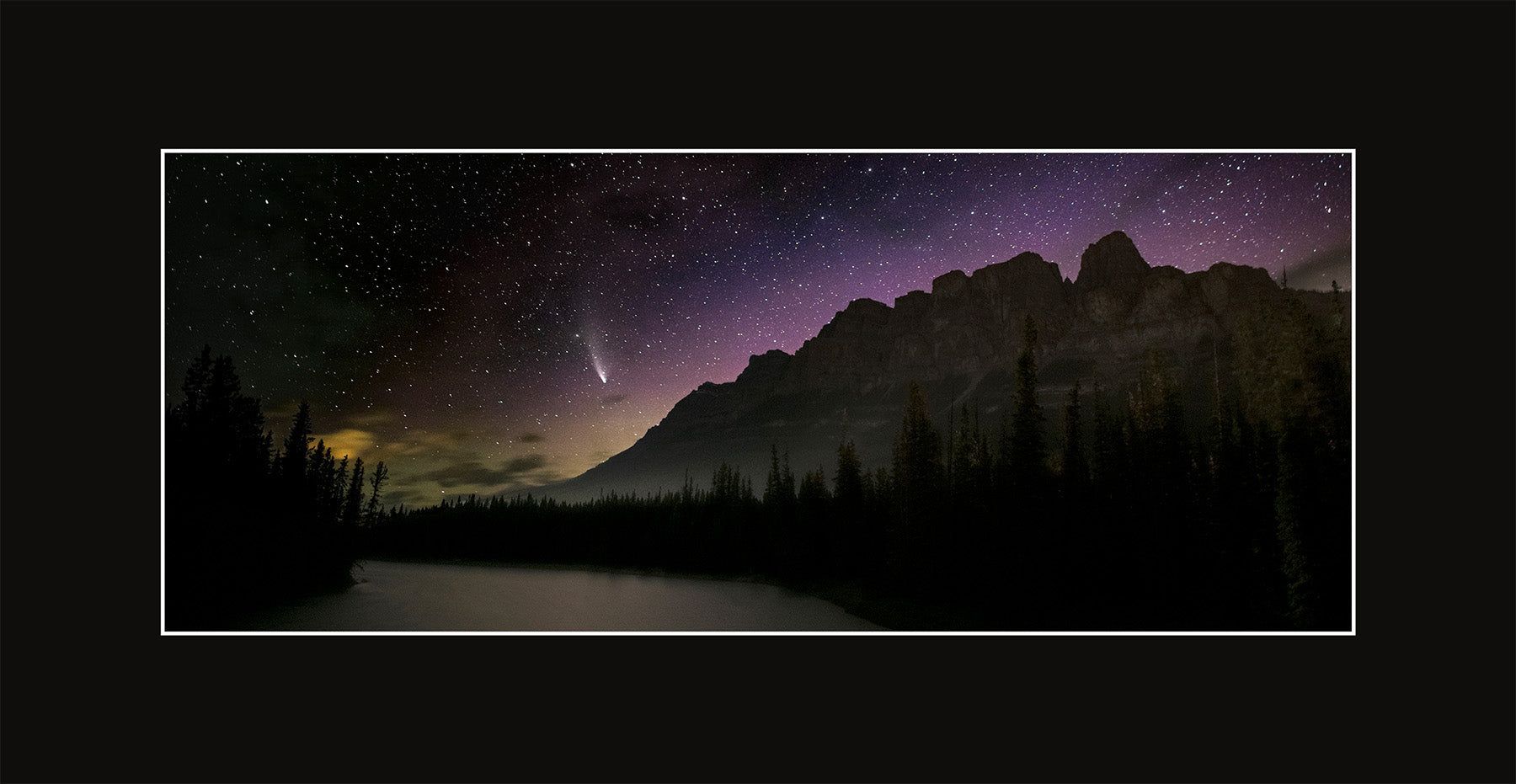 Matted Panoramic